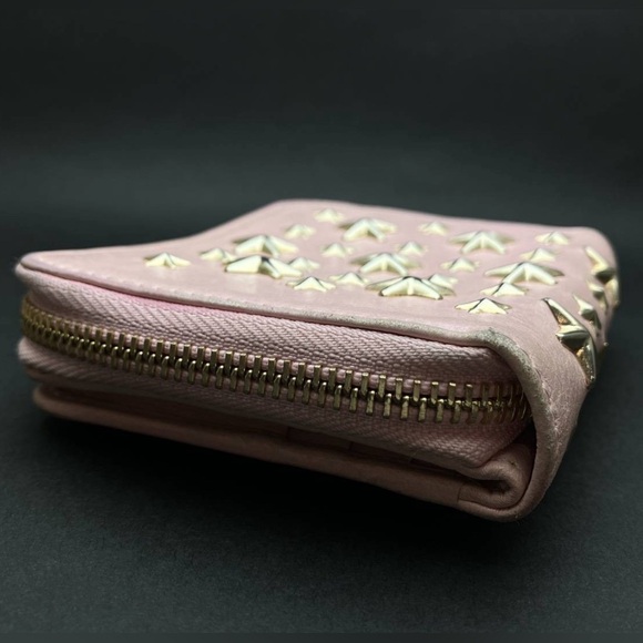 💕JIMMY CHOO STAR STUDDED COMPACT WALLET💕 - Picture 5 of 9